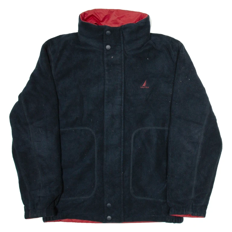 NAUTICA Mens Fleece Jacket Blue  L