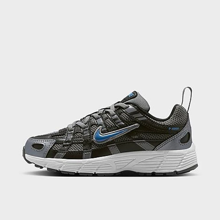 Little Kids P-6000 Casual Shoes in Smoke Grey/Black/Platinum Tint Size: 1.0