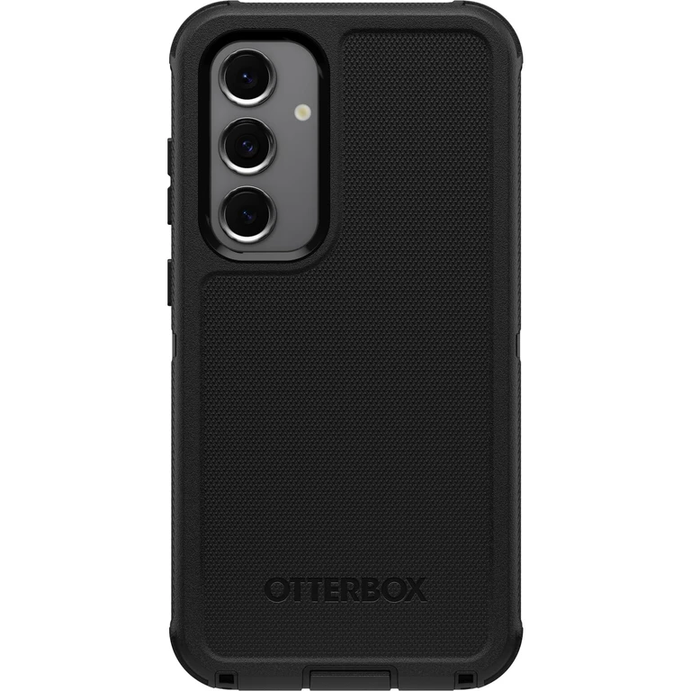 Samsung Galaxy S24 Fe Defender Series Case - Black, Rugged & Durable, with Port Protection