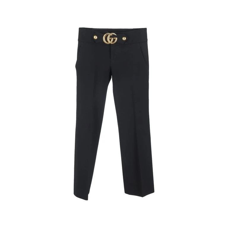 Gucci Black Viscose Dress Pants - Women