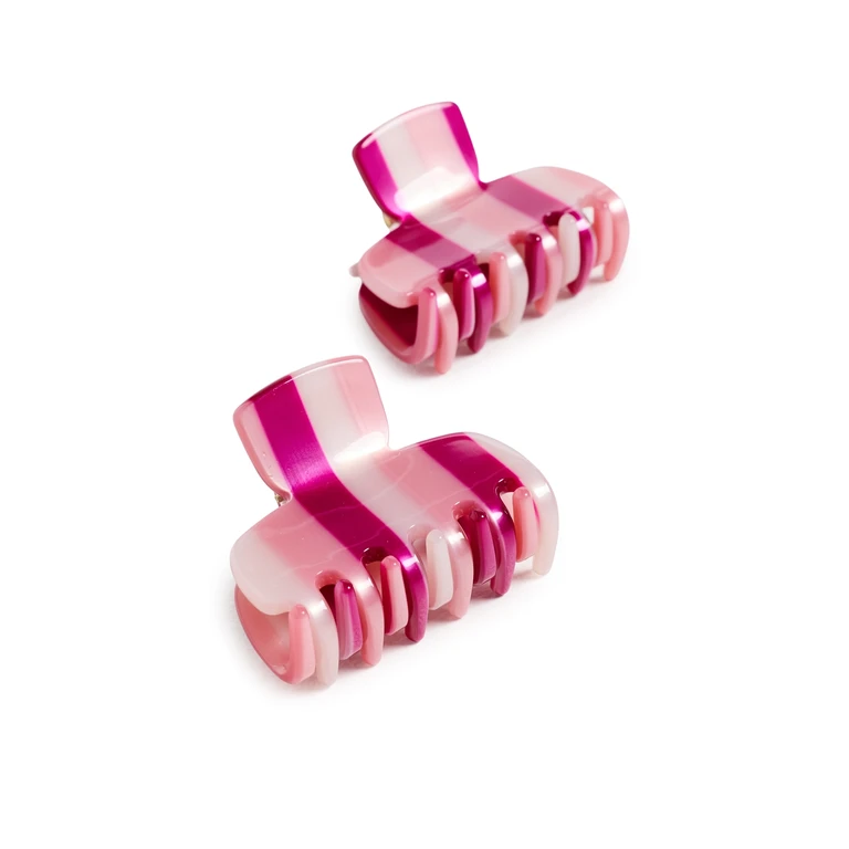 Mini Claw Clip Set Blue Cabana One Size