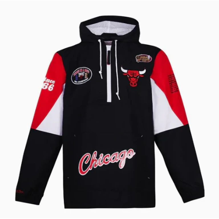 Men's NBA Team Origins Pullover Anorak Bulls