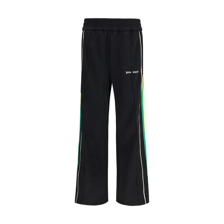 Black Polyester Athletic Pants - Men