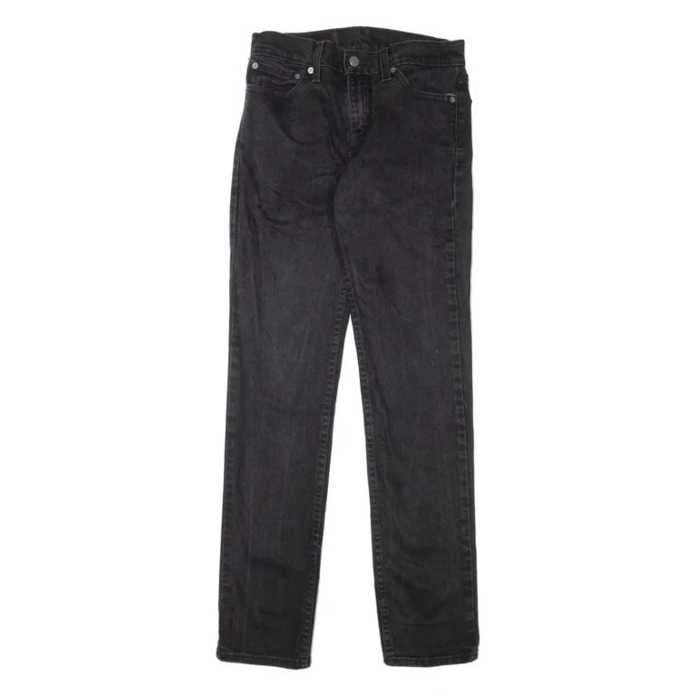 LEVI'S 511 Jeans Mens Black Slim Straight W26 L32