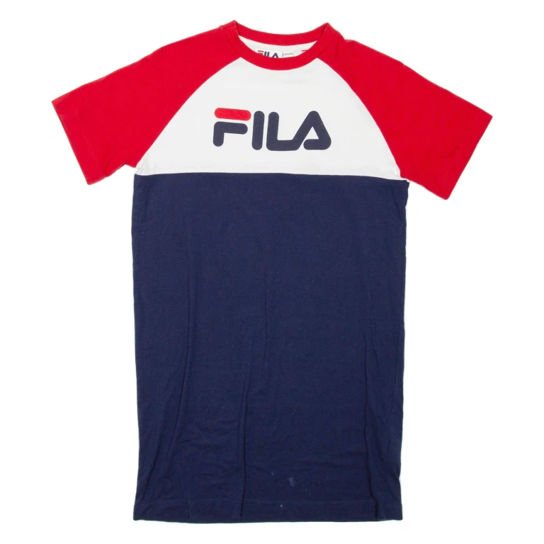 FILA Womens T-Shirt Blue XXS