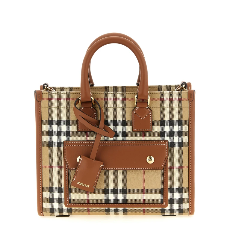 Burberry Beige Polyethylene Tote Bag - Women