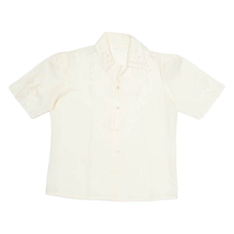 Womens Blouse Beige M