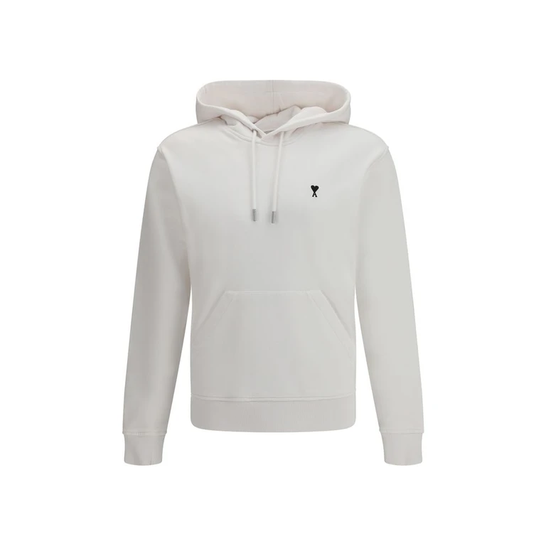 AMI Paris White Cotton Sweatshirt Clothing - Men