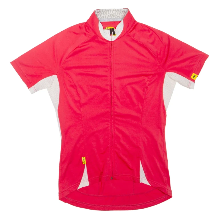 Cycling Mens T-Shirt Pink 1/2 Zip M