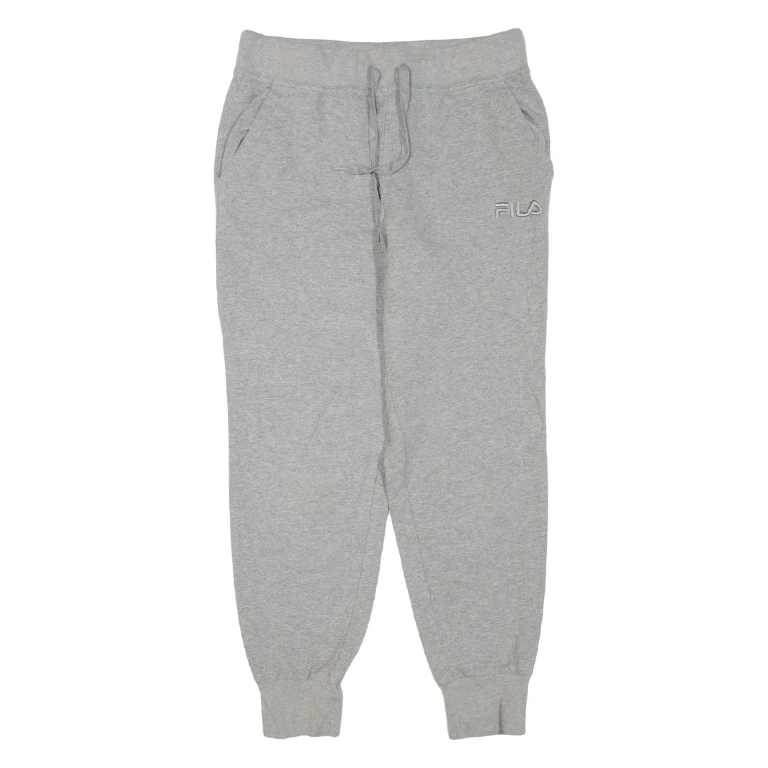 FILA Mens Joggers Grey Tapered M W28 L27