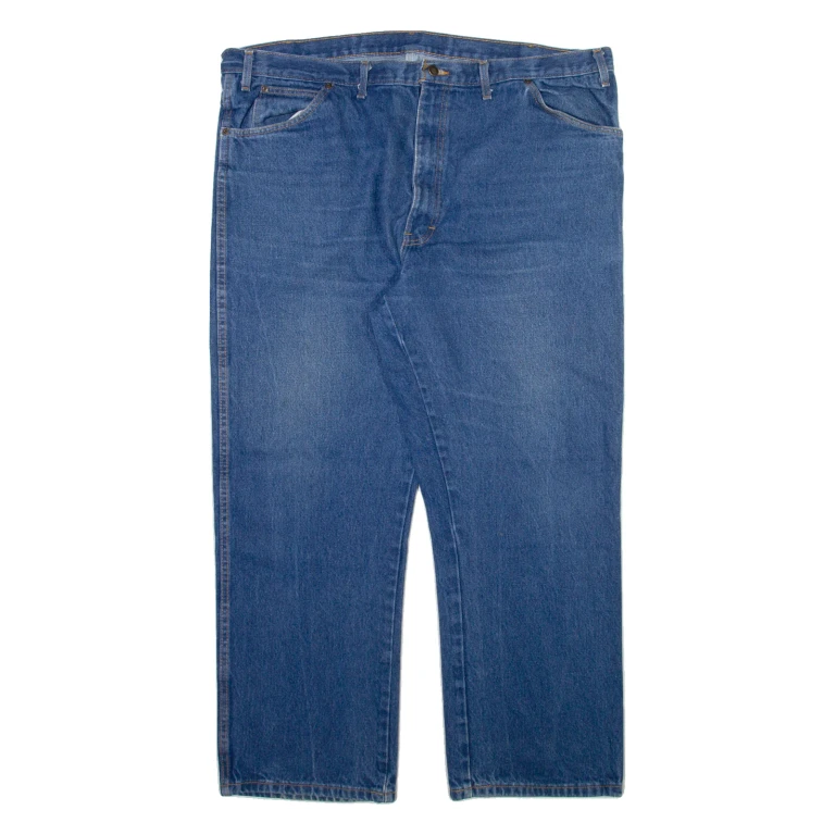 DICKIES Mens Jeans Blue Regular Straight W46 L30
