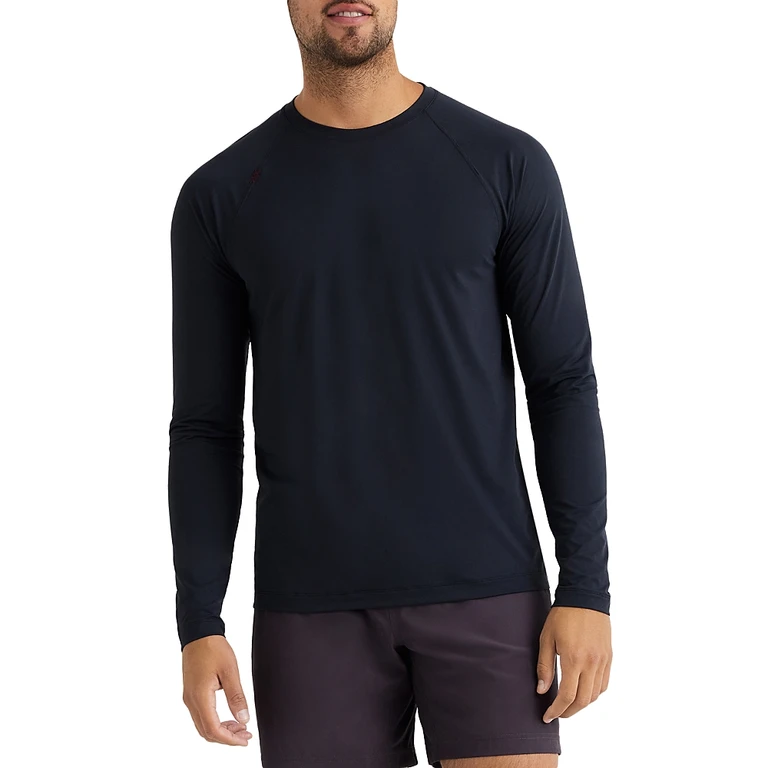 Reign Long Sleeve Tee Gray Space Dye