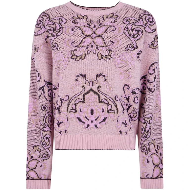 Sweater Jacquard "Round Neck"