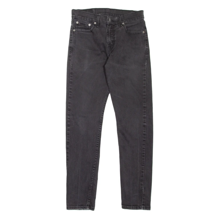 LEVI'S 512 Jeans Mens Black Slim Tapered W29 L29