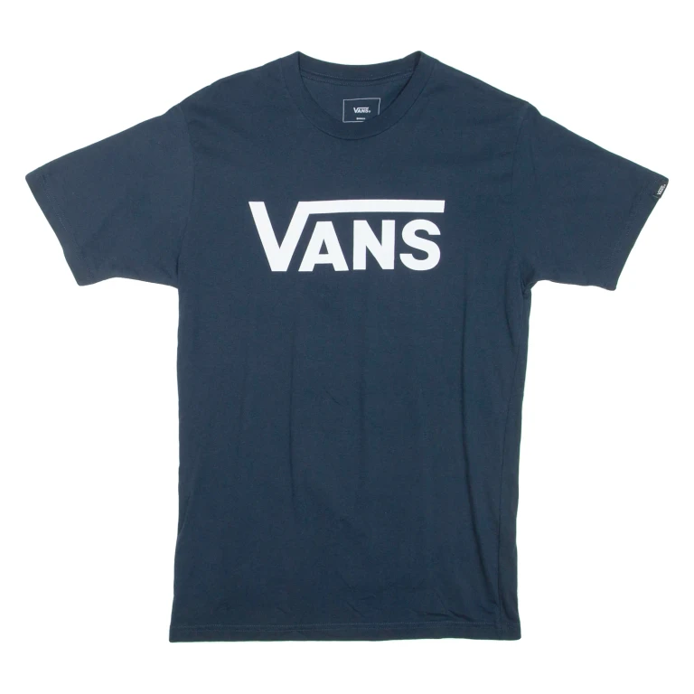 VANS Mens T-Shirt Blue S
