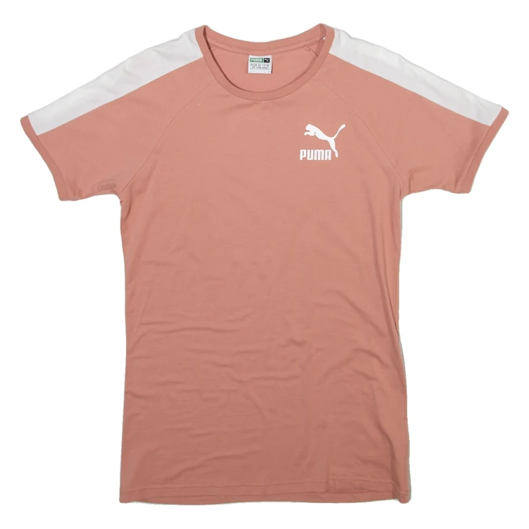 PUMA Mens T-Shirt Pink S
