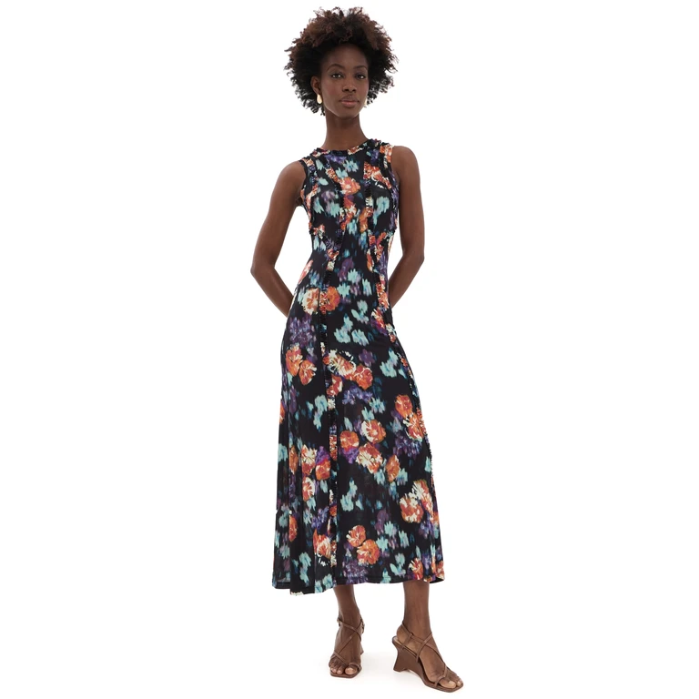 Ulla Johnson Isabelle Jersey Dress Nocturne L