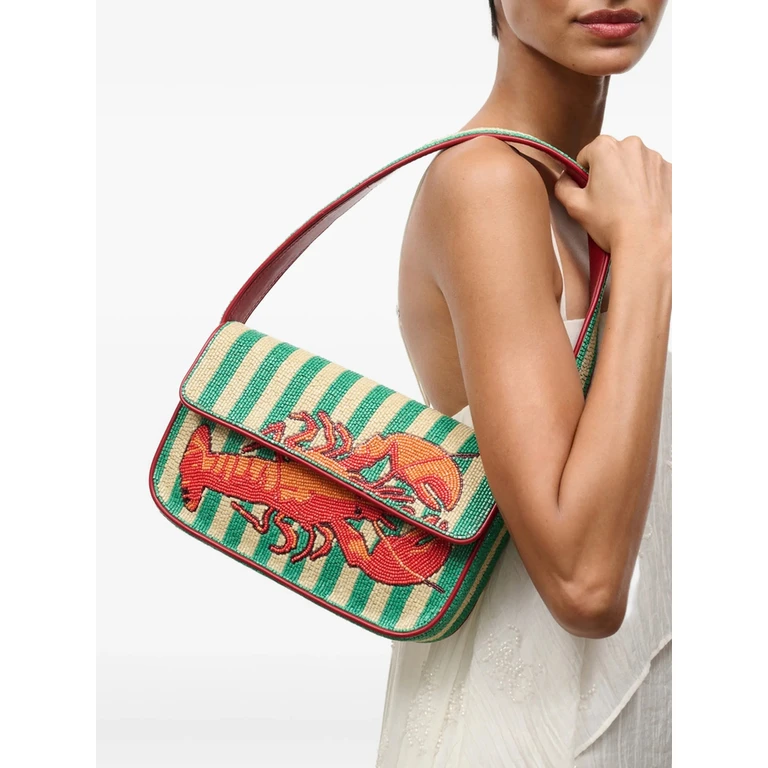 Tommy Beaded Shoulder Bag