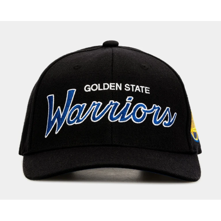 Men's NBA Team Script 2.0 Stretch Snapback Warriors Snapback Caps