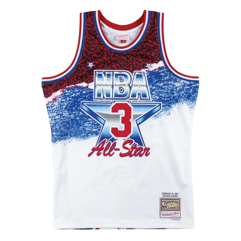 Men's NBA Sublimated Swingman Jersey Allstar East 91 Ewing