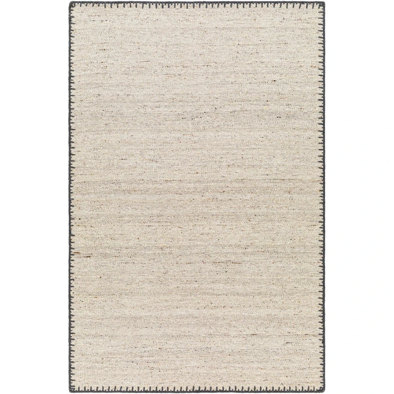 Ayumu Beige Hand Woven Wool Area Rug