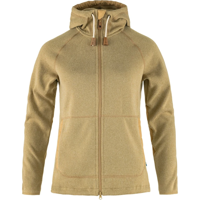 Women's Ovik Fleece Hoodie W Regular Fit Full Zip Sweater Sweaters