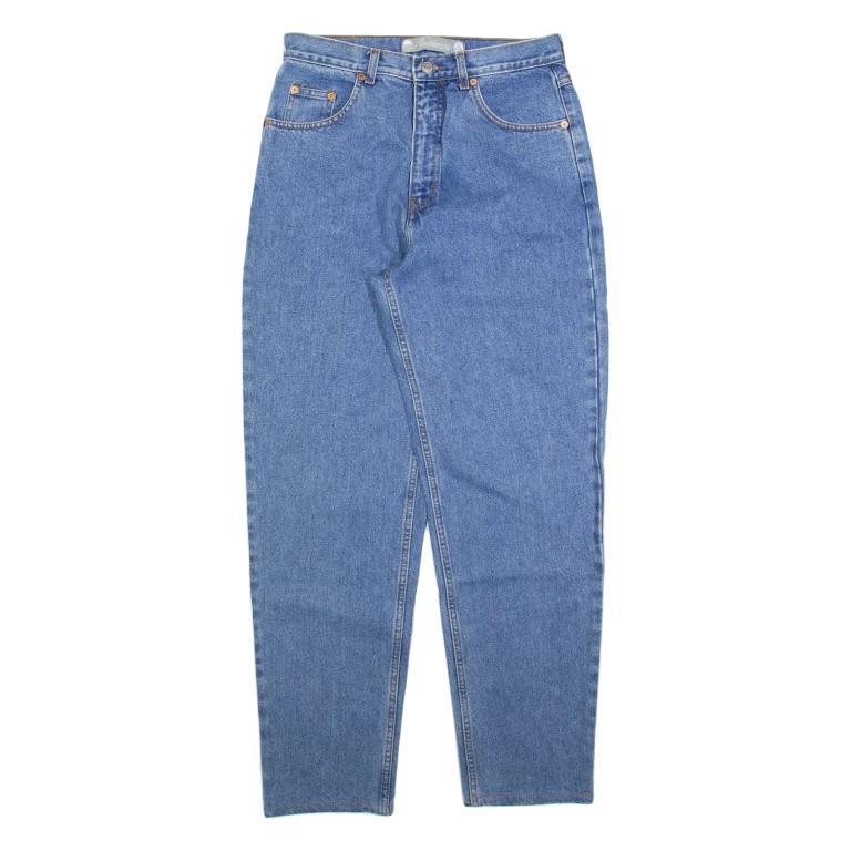 AUTHENTIC Womens Jeans Blue Relaxed Tapered W28 L30