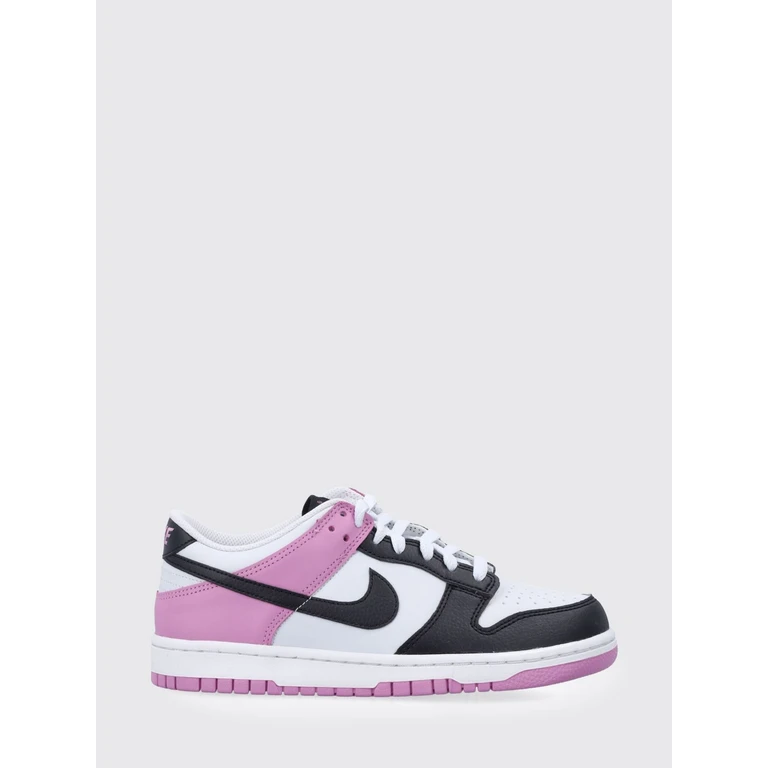 Dunk Low Boy's Smooth Leather Sneakers with Swoosh Logo (IQ0804100)