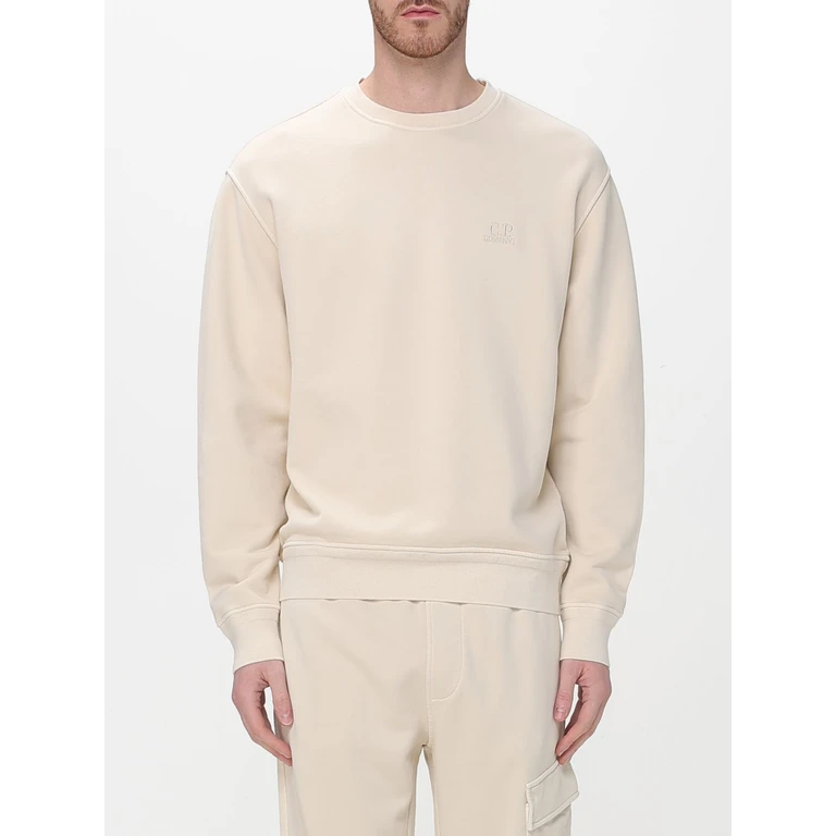 C. P. COMPANY Sweatshirt Men color Beige (20CMSS036B110044R114)