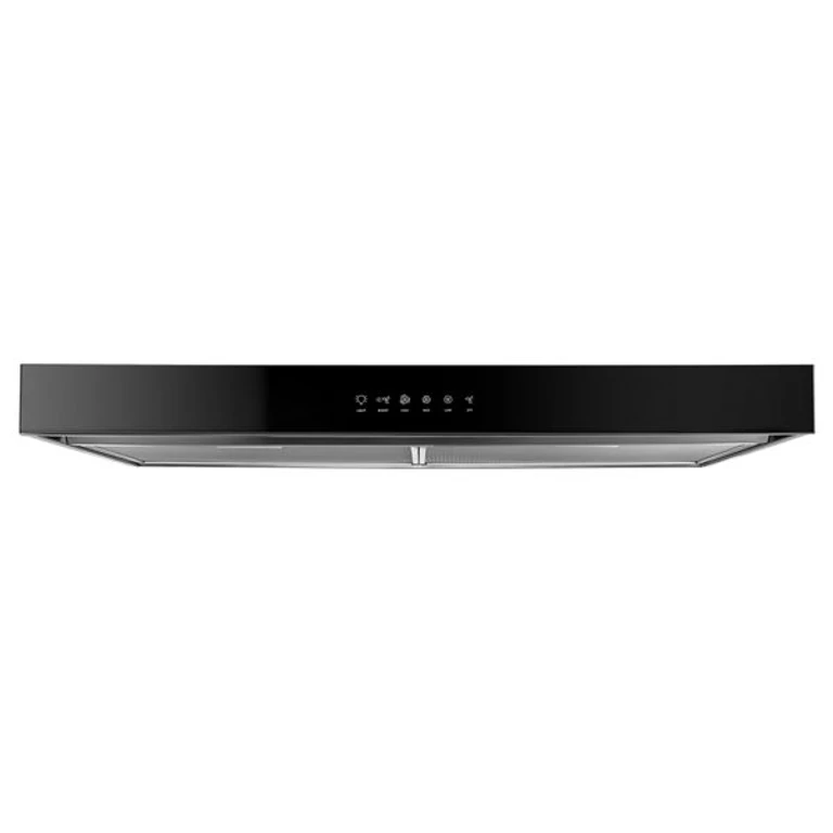 Range Hood with Boost Function in Blk Glass Touch Ctrl w SS side 36"