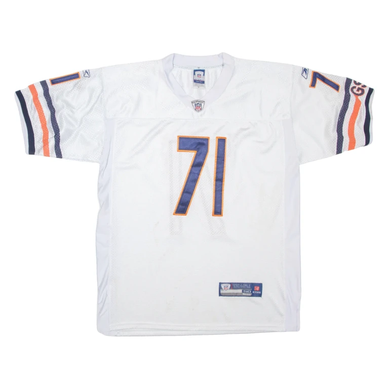 NFL X REEBOK Mens Jersey White USA V-Neck L