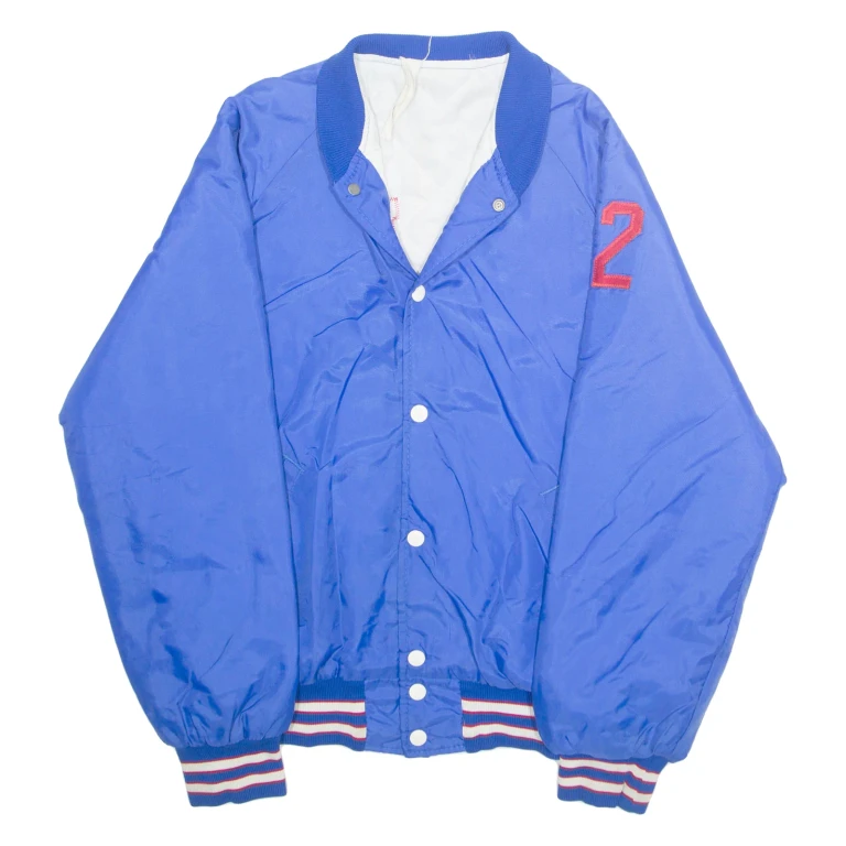 Mens Varsity Jacket Blue USA M