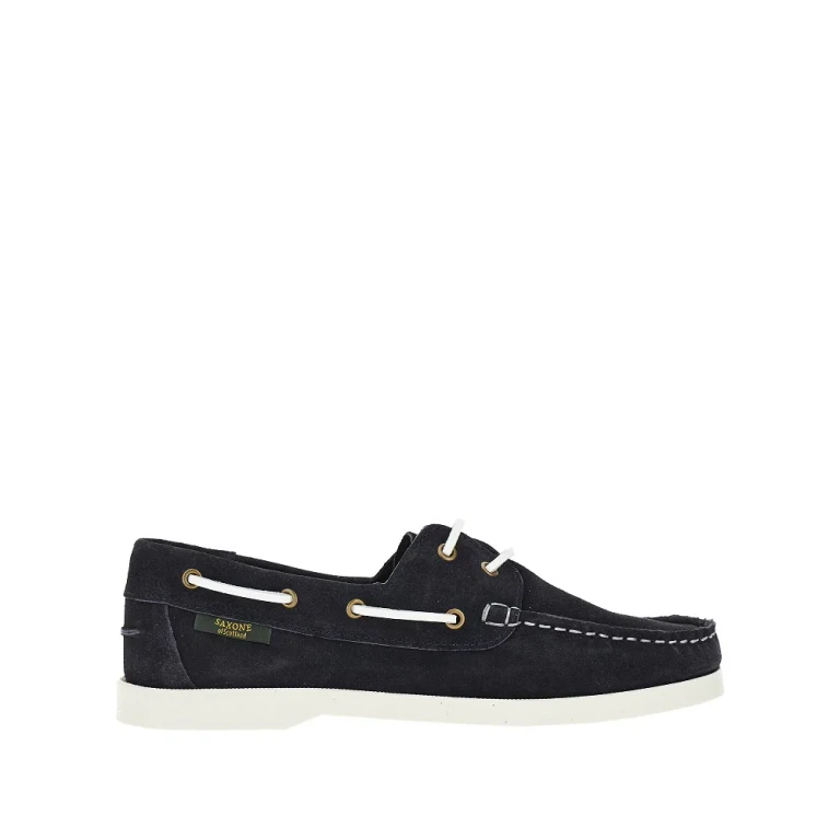 'Islay' suede leather boat shoes Man 5