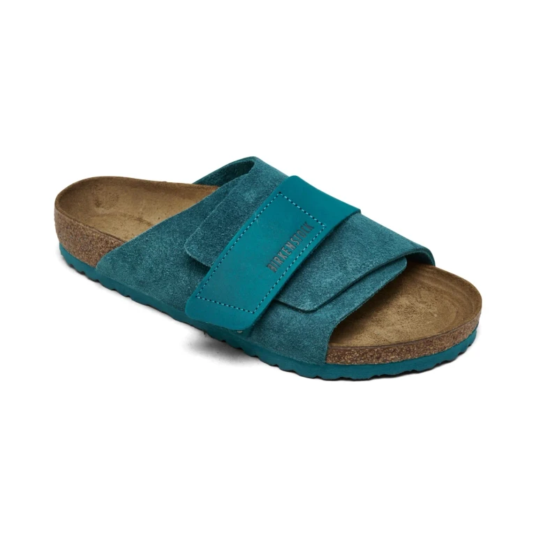 Unisex Kyoto Nubuck Leather Deep Turquoise