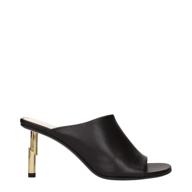 Lanvin Black Leather High Heel Pumps - Women