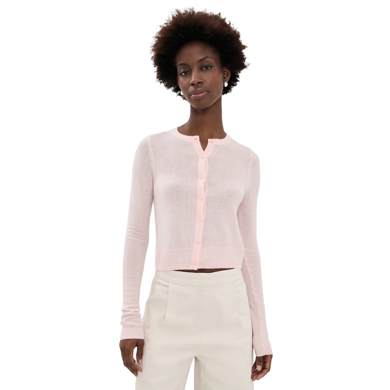 Joe's Jeans The Dani Cashmere Cardigan Powder Pink M