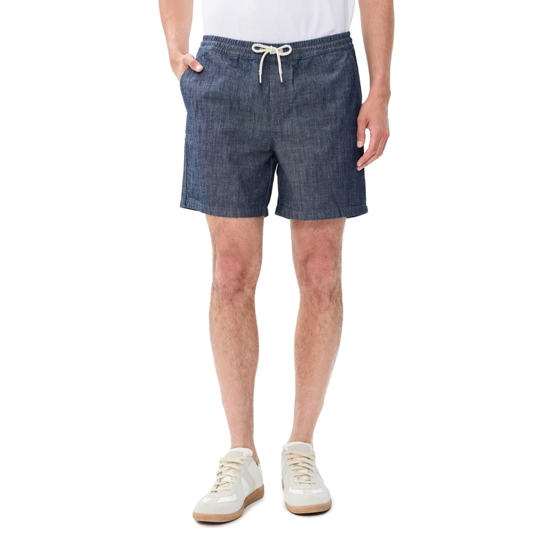 NN07 Gregor Chambray Shorts 6 Medium Rinse XL
