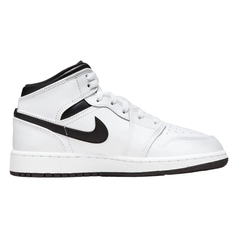 Grade School Retro 1 Mid Reverse Panda Sneakers