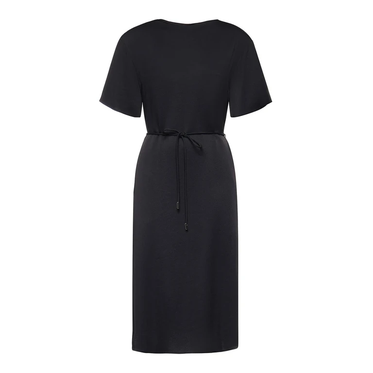 Herno Robe Au Genou - Noir (AB000073D128699300)