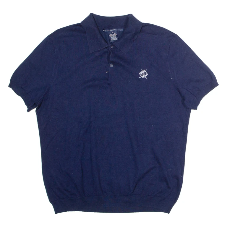 RALPH LAUREN Mens Polo Shirt Blue L