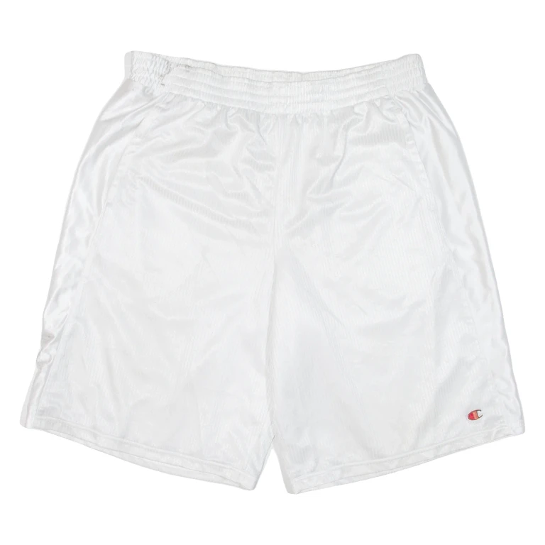 CHAMPION Mens Sports Shorts White Relaxed L W34