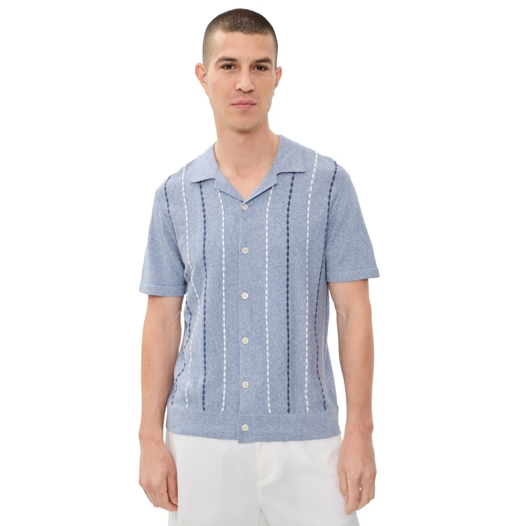 RAILS Richie Sweater Navy White Sky S