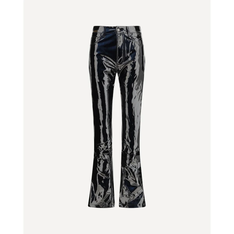 Straight Fit Vinyl Pants Female 28