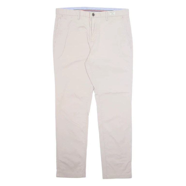 TOMMY HILFIGER Chino Mens Trousers Pink Regular Straight W36 L32