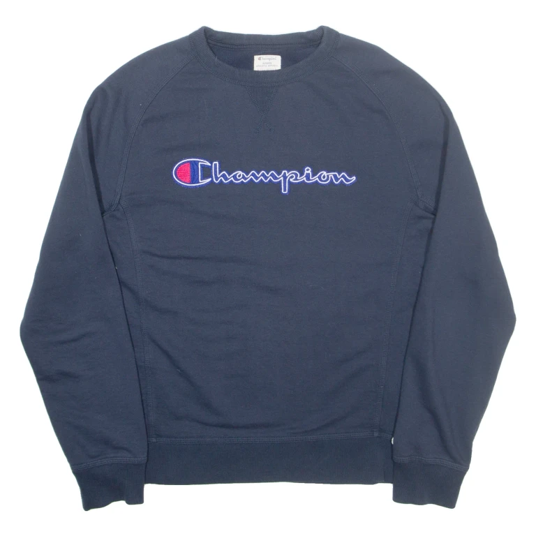 CHAMPION Mens Sweatshirt Blue M
