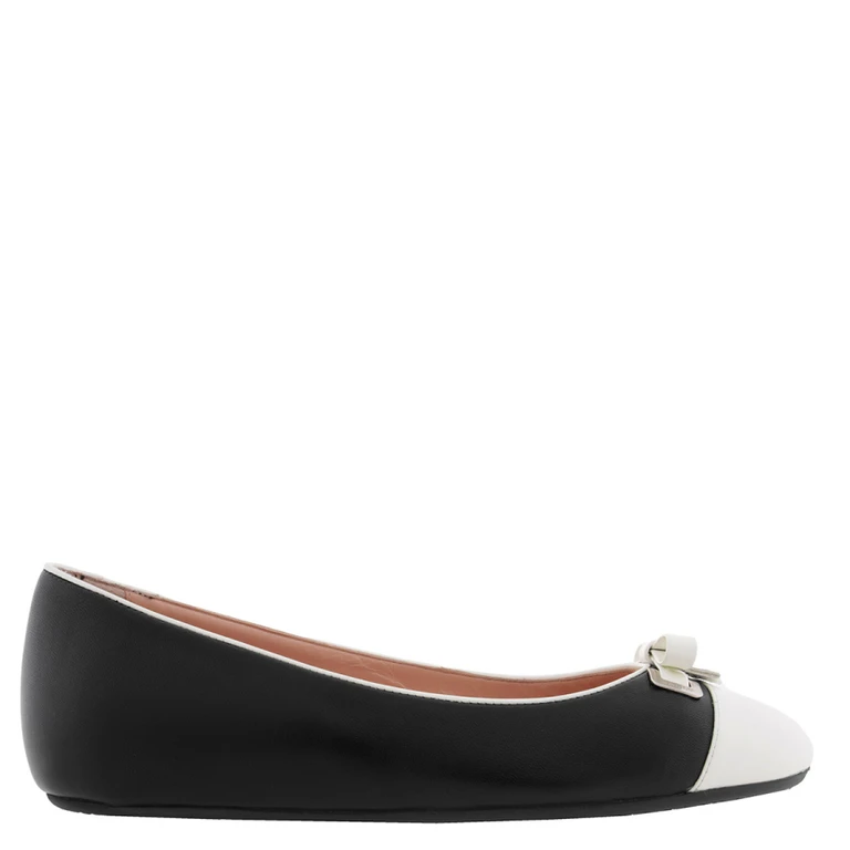 Bally Sofye Leather Ballerinas, Brand Size 35.5 ( US Size 5 )