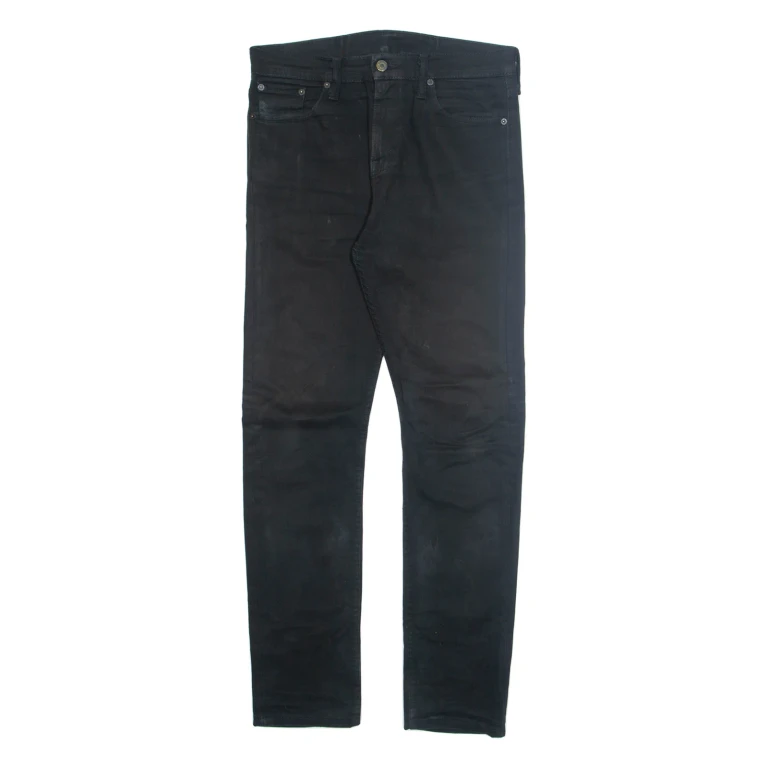 LEVI'S 510 Mens Trousers Black Regular Tapered W30 L32