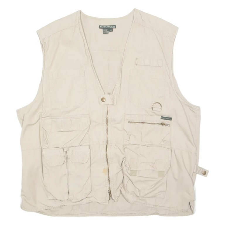ROYAL ROBBINS Utility Mens Gilet Beige 2XL