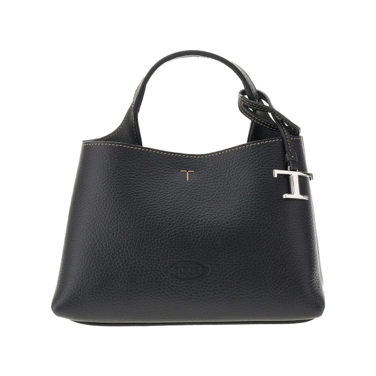 TODS Grain leather micro shopping bag Woman One Size