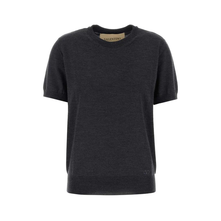 Valentino Garavani Black Wool Sweater Nero Maglie - Men